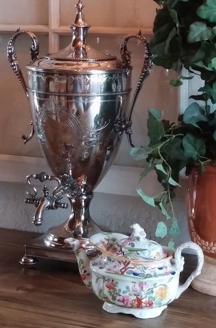 decorating with antiques...silver