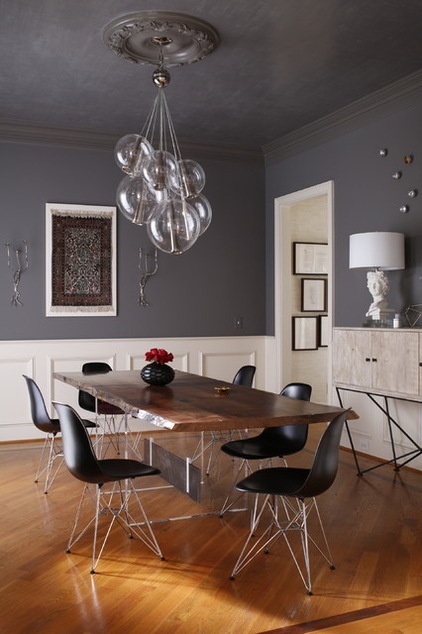 contemporary dining room by Heather Garrett Design