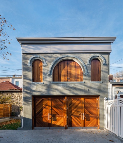 contemporary garage and shed by Barker Freeman Design Office Architects pllc