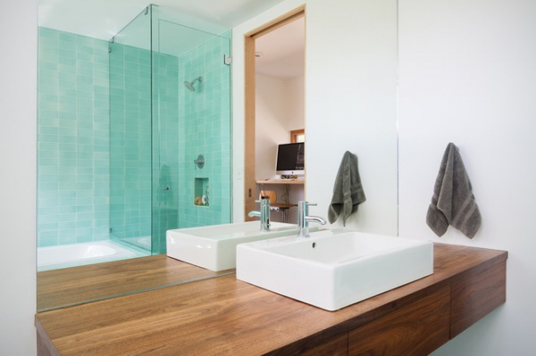 contemporary bathroom by Lucy Call