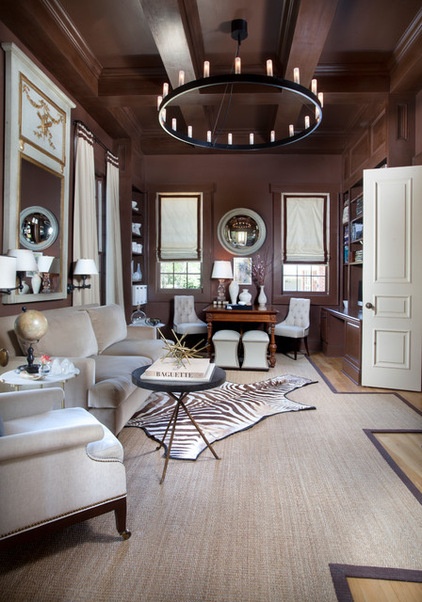 traditional living room by TY LARKINS INTERIORS