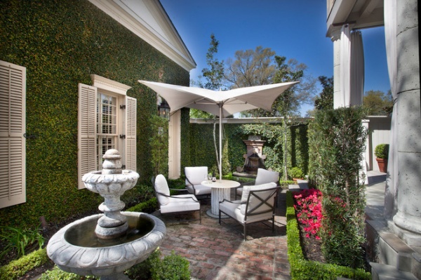 traditional patio by TY LARKINS INTERIORS