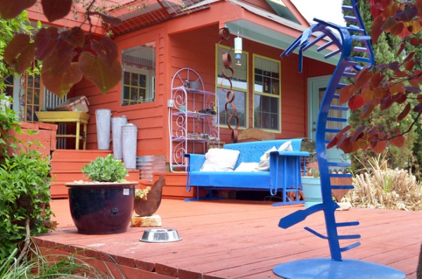 eclectic porch by Sarah Greenman