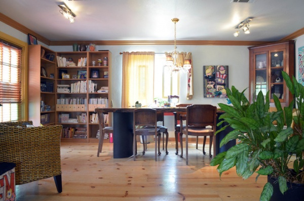 eclectic dining room by Sarah Greenman