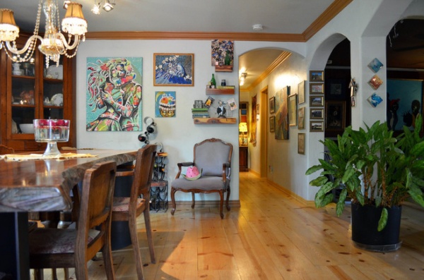 eclectic dining room by Sarah Greenman