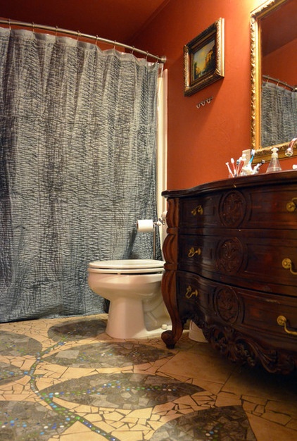 eclectic bathroom by Sarah Greenman