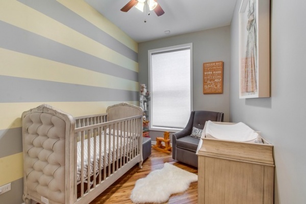 transitional nursery by Steele Consulting Group