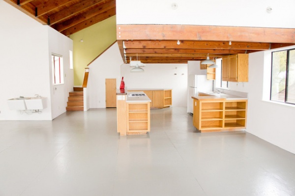 contemporary My Houzz: A Big, Empty Box Becomes a Mod Live-Work Space