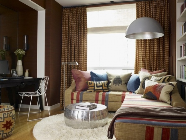 eclectic family room by Thom Filicia Inc.