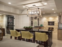 Sleek, Chic Kitchen Makes Most of Basement : Designers' Portfolio