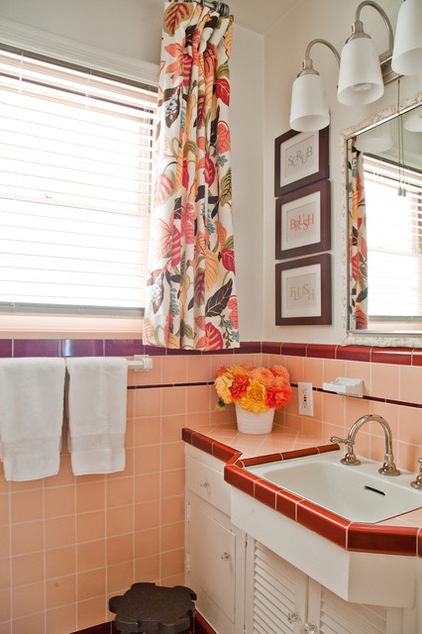 traditional bathroom by A. Peltier Interiors