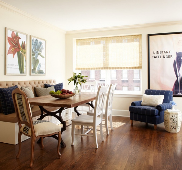 traditional dining room by kim scodro interiors