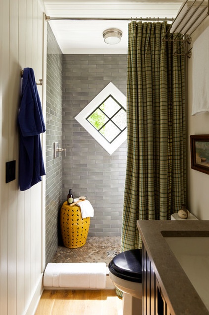 beach style bathroom by Thom Filicia Inc.