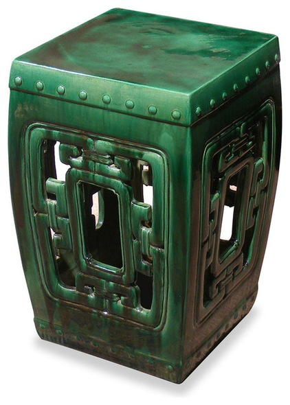 asian outdoor stools and benches by China Furniture and Arts