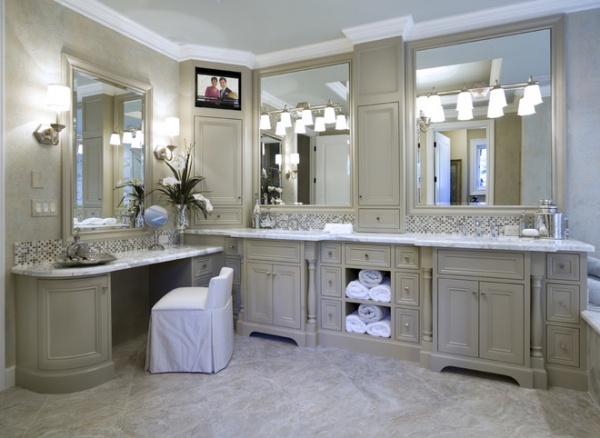 traditional bathroom by Rockwood Cabinetry