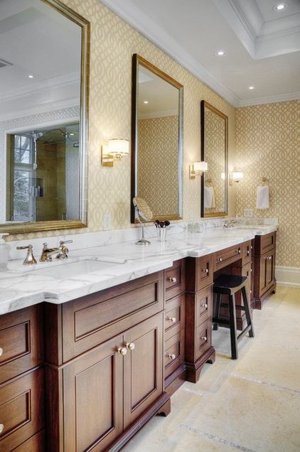 traditional bathroom by Braam's Custom Cabinets