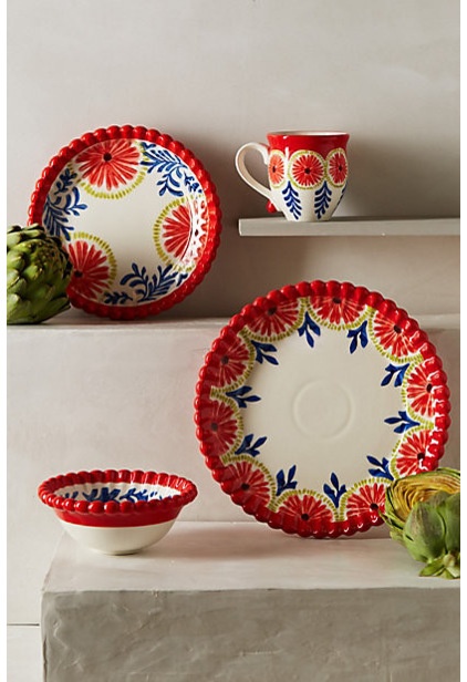 contemporary plates by Anthropologie