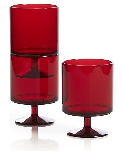 contemporary wine glasses by Crate&Barrel