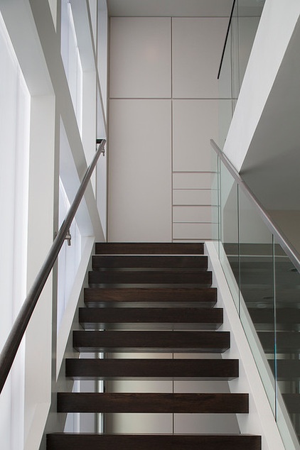 contemporary staircase by Doyle McCullar