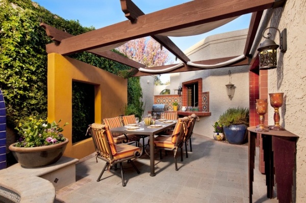 mediterranean patio by Michael Woodall photographer