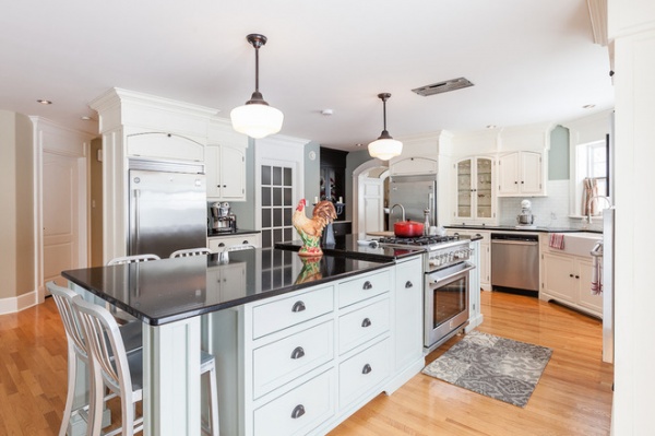 transitional kitchen by Becki Peckham