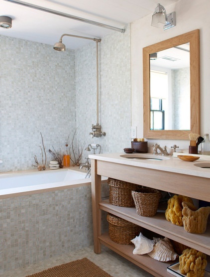 beach style bathroom by Rosenberg Kolb Architects