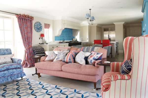 traditional living room by Fiona Watkins Design Limited