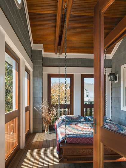 traditional porch by Richard Bubnowski Design LLC