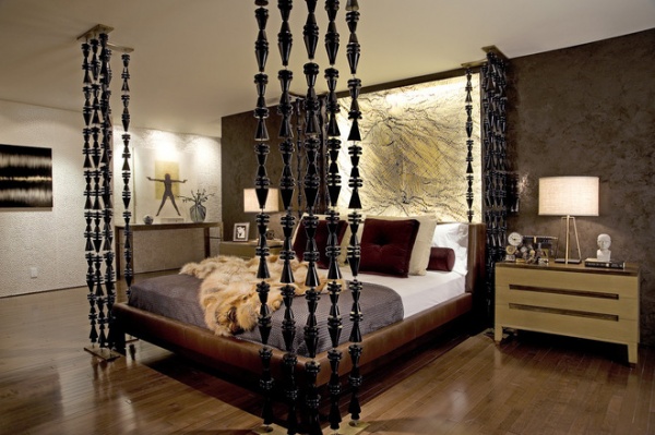 contemporary bedroom by Annette English