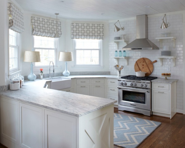 transitional kitchen by Lisa Gabrielson Design