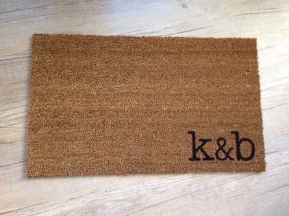 contemporary doormats by Etsy