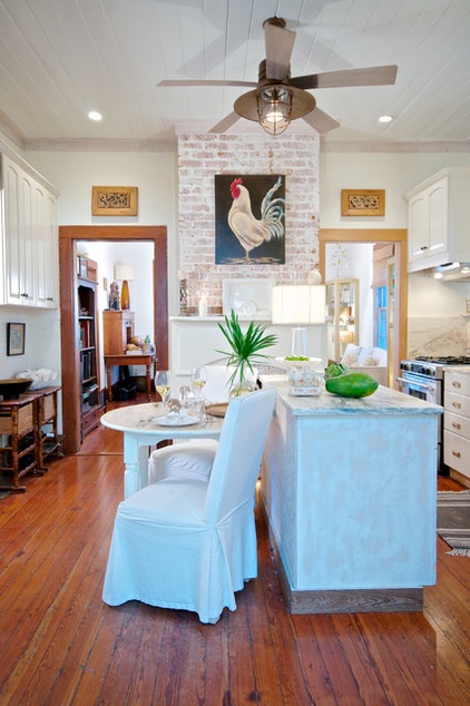 beach style kitchen by Starr Sanford Design