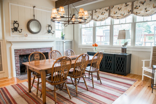 farmhouse dining room by Polly Corn Design