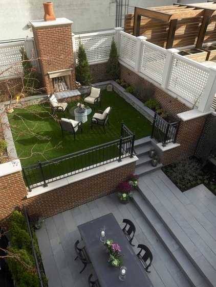 traditional patio by Burns and Beyerl Architects