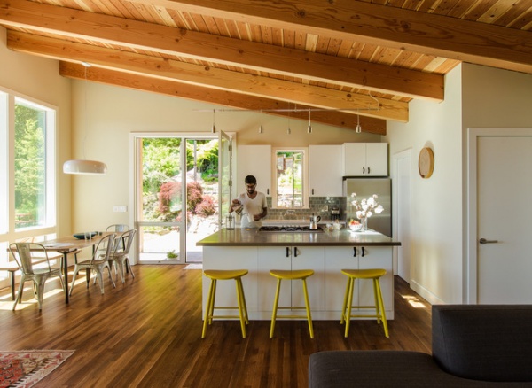 rustic kitchen by Boor Bridges Architecture