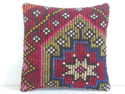 eclectic pillows by Etsy