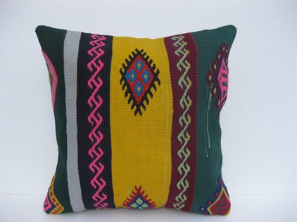 eclectic pillows by Etsy