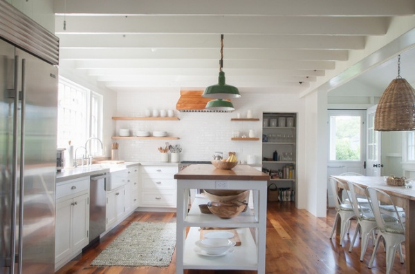 beach style kitchen by allee architecture + design, llc