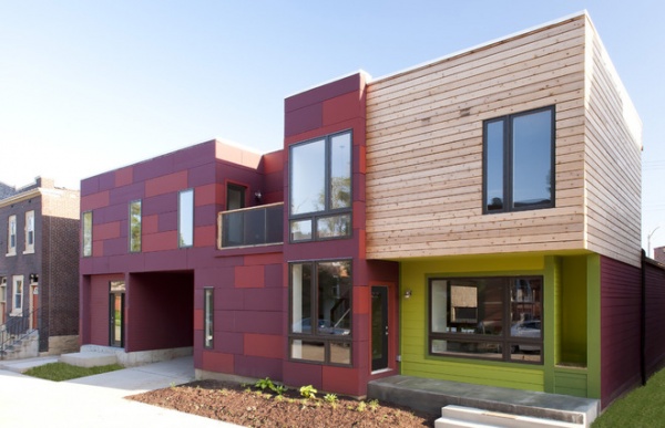 contemporary exterior by Urban Improvement Company