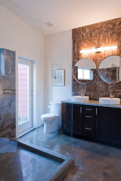 contemporary bathroom by Urban Improvement Company