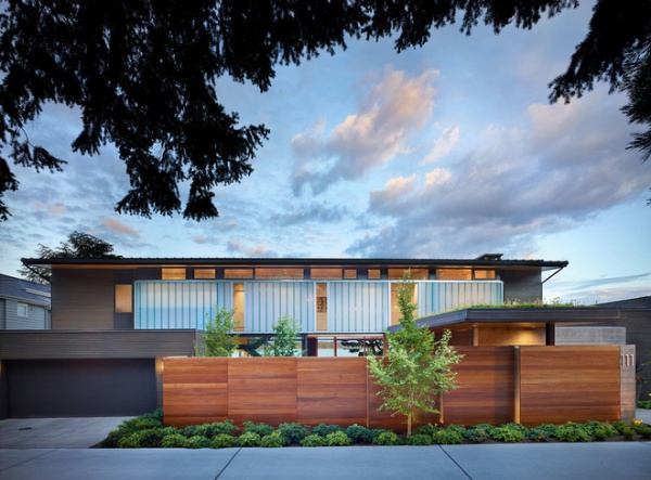 midcentury exterior by DeForest Architects