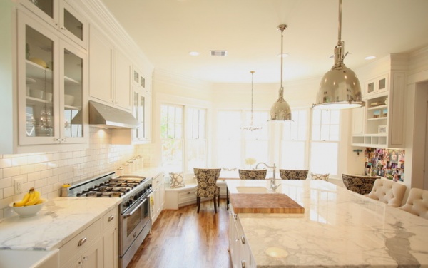 traditional kitchen 1920 Craftsman Rehab in Houston Heights Historic District