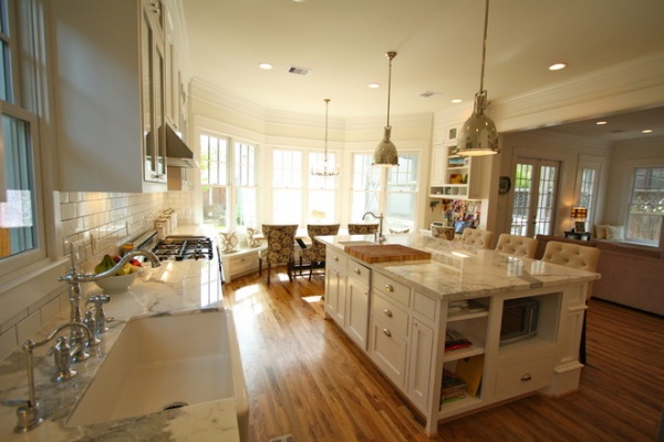 traditional kitchen 1920 Craftsman Rehab in Houston Heights Historic District