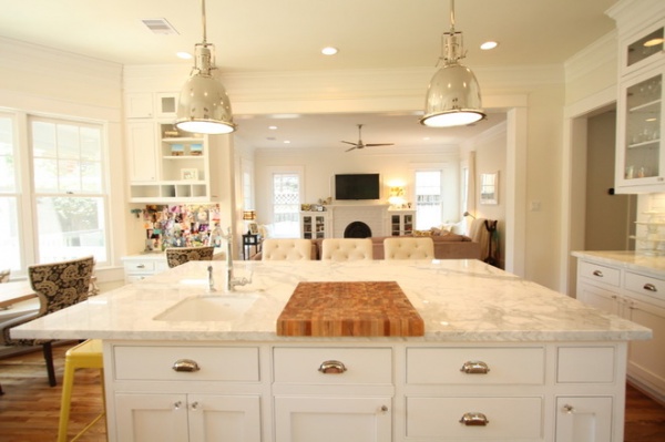 traditional kitchen 1920 Craftsman Rehab in Houston Heights Historic District