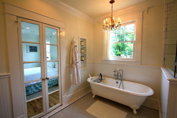 bathroom 1920 Craftsman Rehab in Houston Heights Historic District