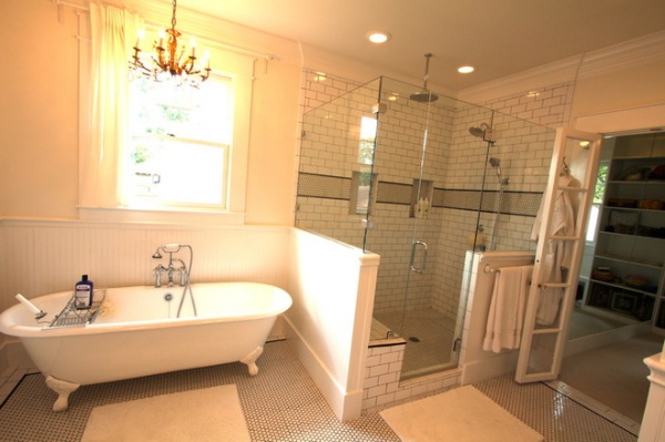 bathroom 1920 Craftsman Rehab in Houston Heights Historic District