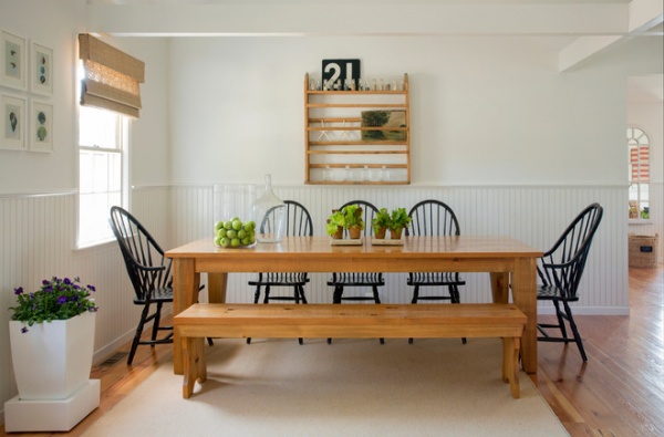 beach style dining room by kelly mcguill home