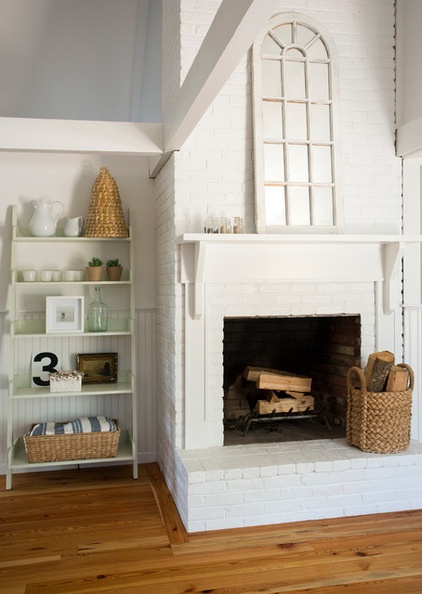 beach style living room by kelly mcguill home