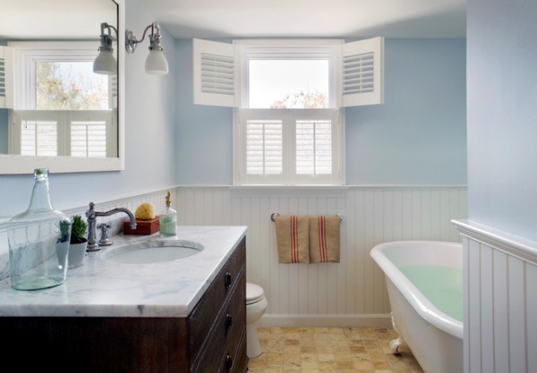 beach style bathroom by kelly mcguill home