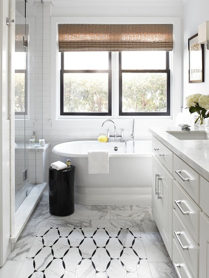 traditional bathroom by Urrutia Design